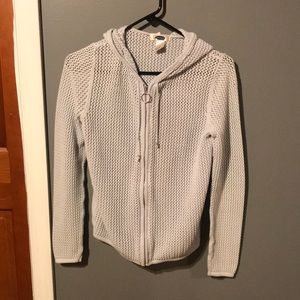 Zippered Hoodie Sweater